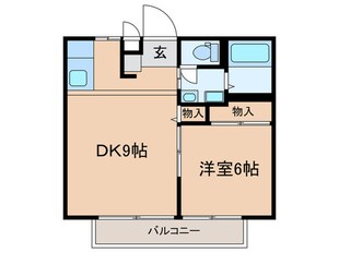 加藤ハイツ　Ｂ棟の物件間取画像